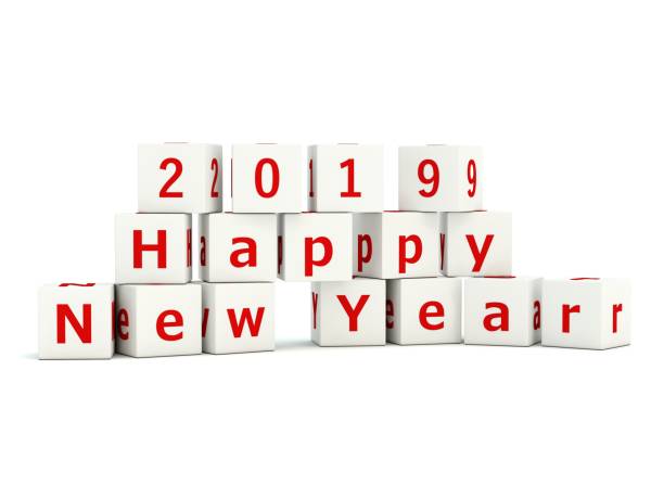 istock 2019 New Year sign on bricks isolated on white 1053758324