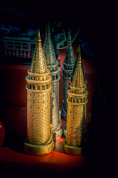 istock Models of  the Galata Tower 1053759236