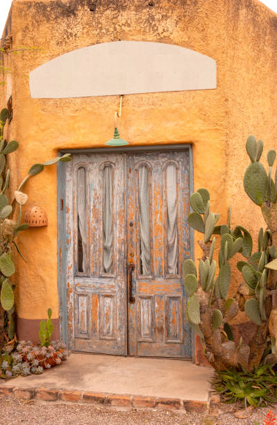 istock Closeup of a beautiful, rustic, vintage door 1053766852