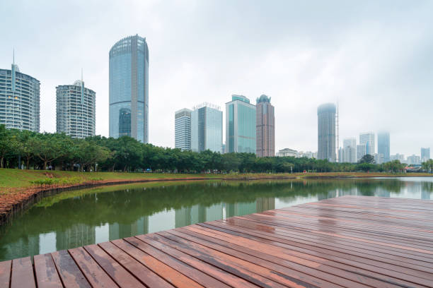istock Skyscrapers in Hainan Island, China 1053768218