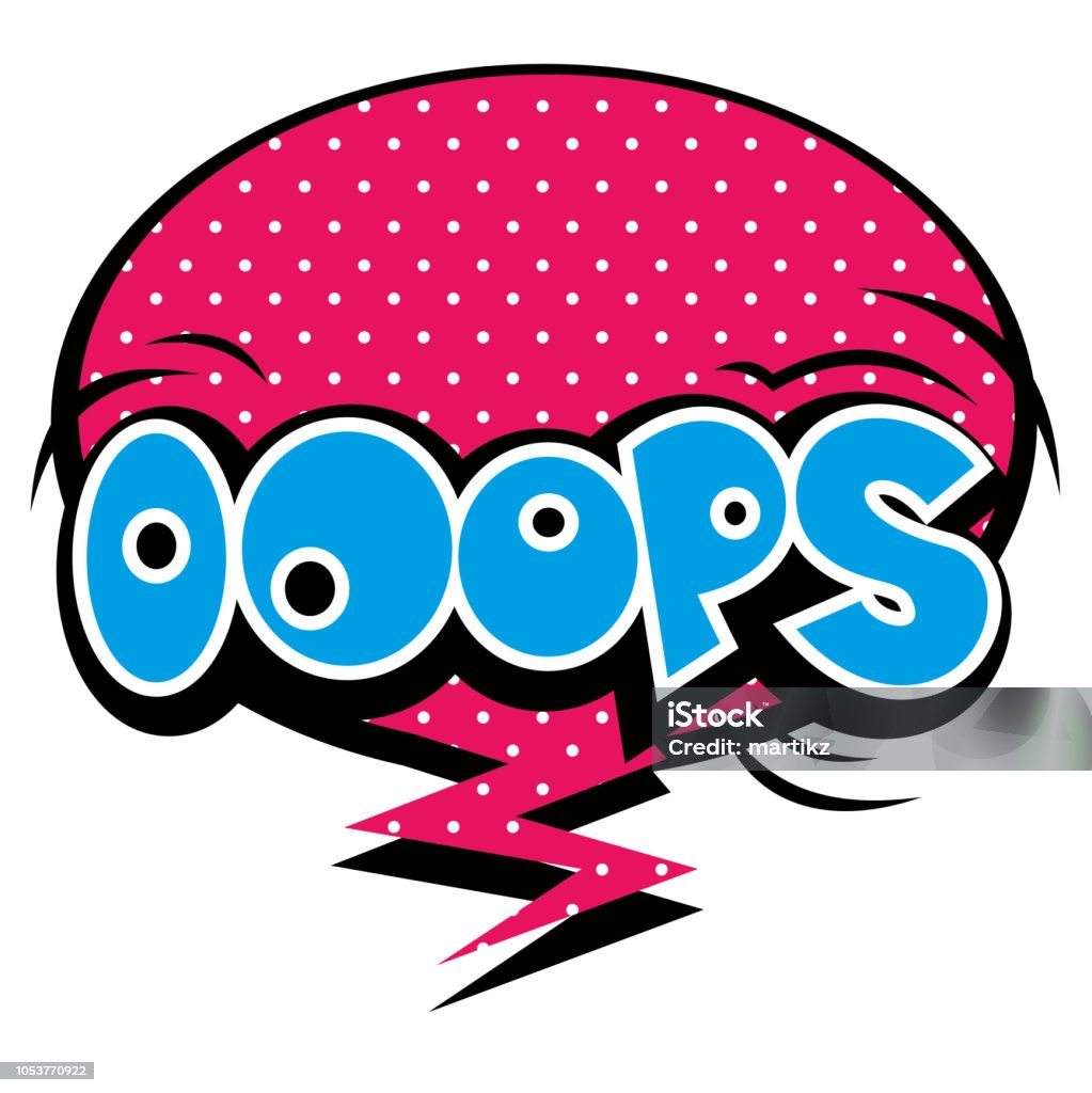 Comic Speech Bubble, Cartoon Abstract stock vector