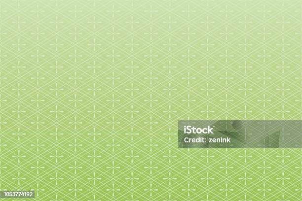 Japan Green Pattern Japanese Traditional Pattern Stock Illustration - Download Image Now ...