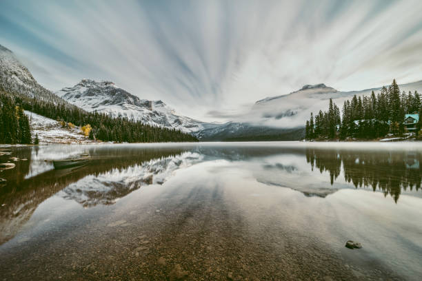 istock Scenic view of mountains at Emerald Lake 1053777300