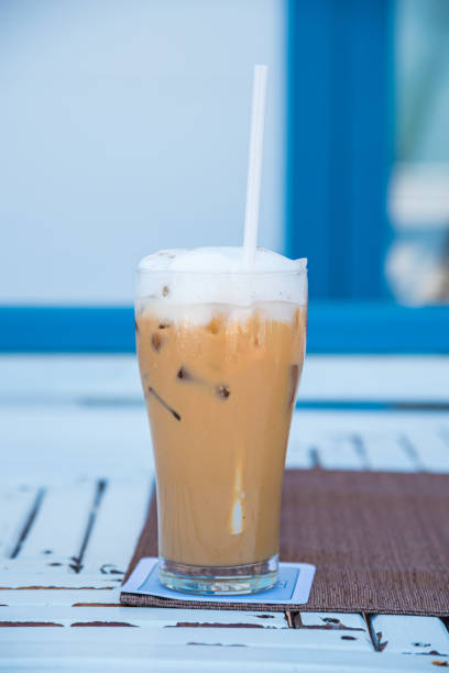 istock Close-Up Of Iced Coffee Served On Table 1053784094