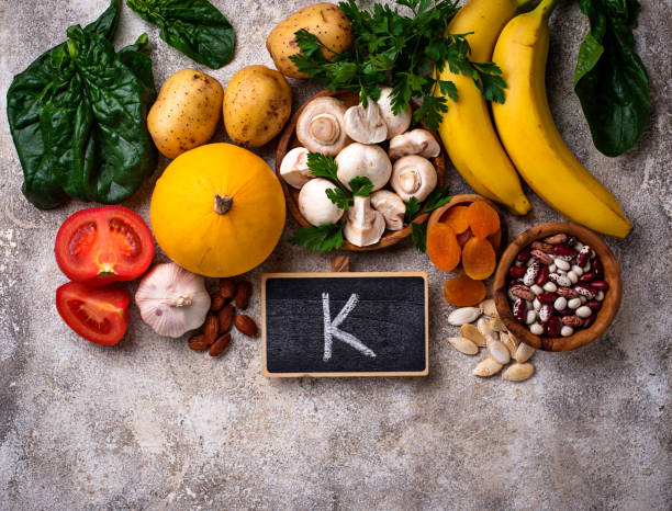 istock Products containing potassium. Healthy food concept 1053805822