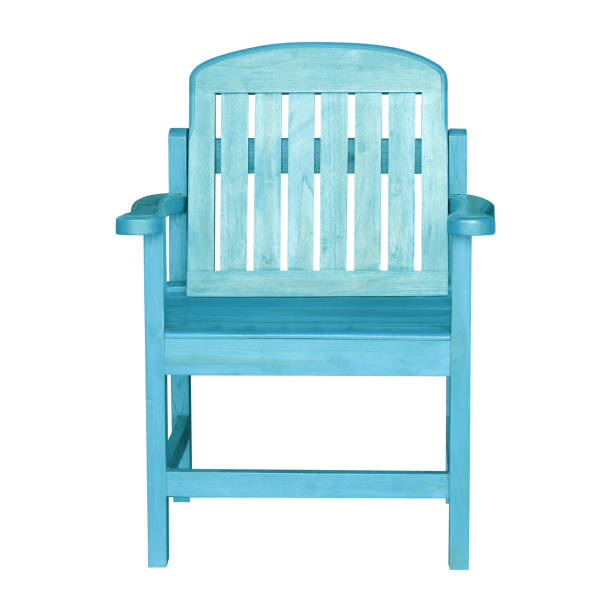 istock Wooden chair isolated on white background 1053806958