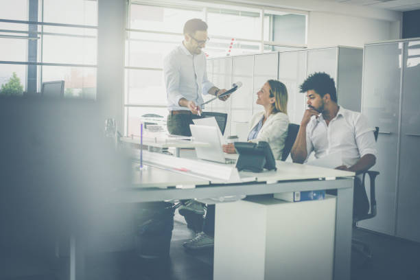 istock Everything will be fine as far as the business plan is concerned. 1053812066