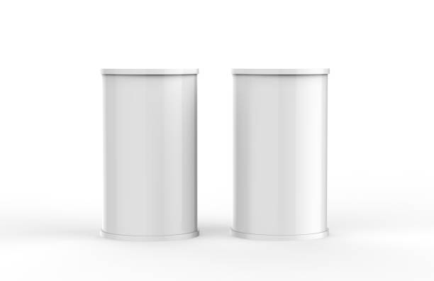 istock Advertising Display Banner Stand Round Promotion Table 1053812754