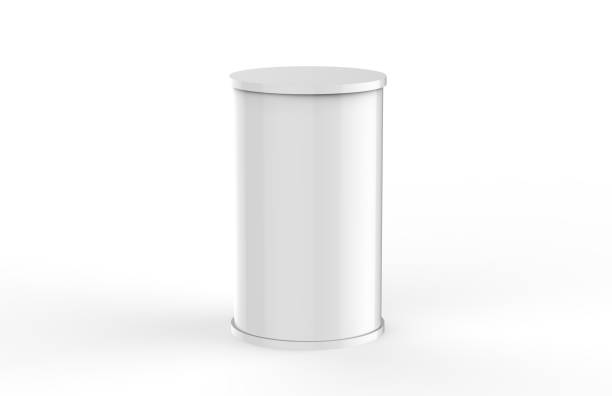 istock Advertising Display Banner Stand Round Promotion Table 1053812878