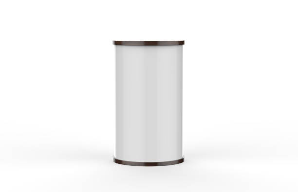 istock Advertising Display Banner Stand Round Promotion Table 1053812900