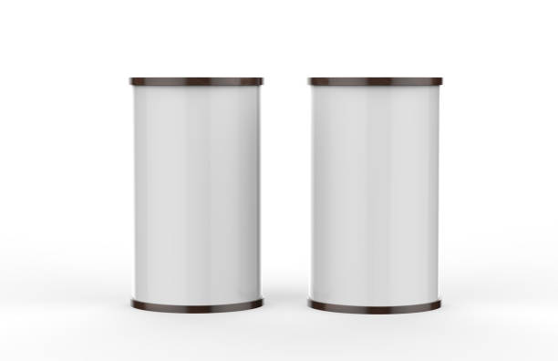 istock Advertising Display Banner Stand Round Promotion Table 1053812952