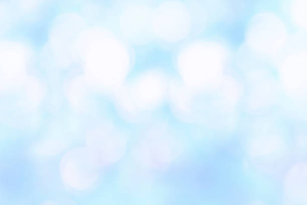 istock Blue color and light bokeh background abstract 1053814508