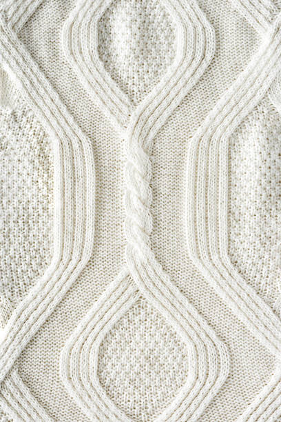 istock full frame of white knitted cloth with pattern as background 1053816874