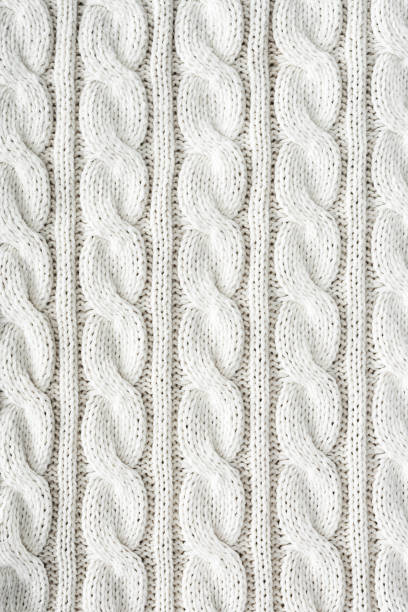 istock full frame of white knitted cloth with pattern as background 1053816894