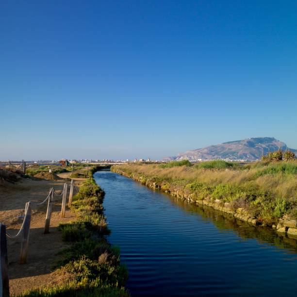 istock Salt ponds of Trapani, Sicily, Italy 1053830896