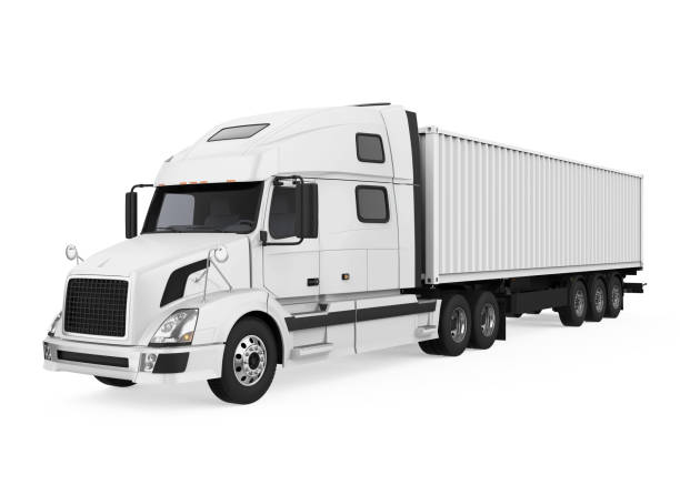 istock White Trailer Truck Isolated 1053835462