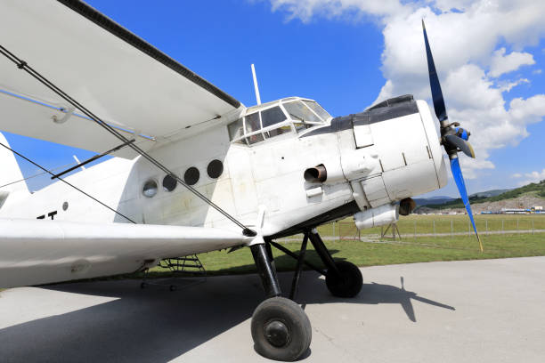 istock Antonov 2 biplane on the airport 1053840346