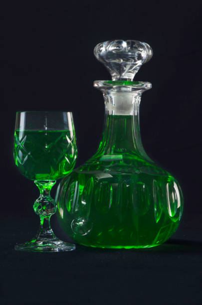 Decanter and glass