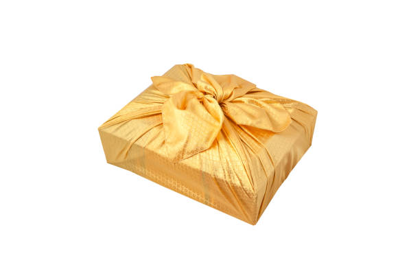 istock Korean traditional wrapping cloth on white background 1053843454