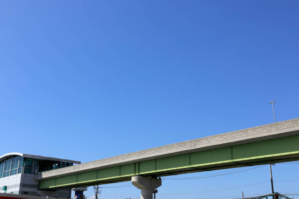 istock Busan-Gimhae Light Rail Transit. Light railway between Busan and Gimhae international airport in Korea. 1053853596