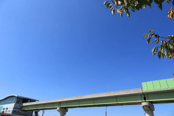 istock Busan-Gimhae Light Rail Transit. Light railway between Busan and Gimhae international airport in Korea. 1053853672