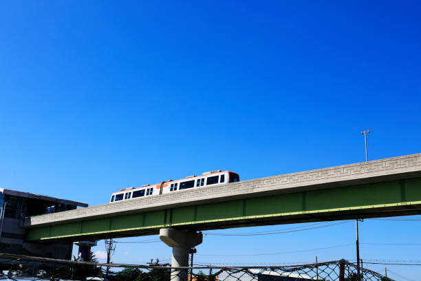 Busan-Gimhae Light Rail Transit. Light railway between Busan and Gimhae international airport in Korea.