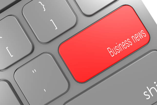 istock Business news word button 1053862754