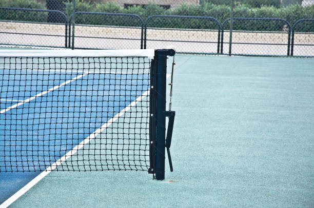 istock A Tennis Court - Net Post 1053865120