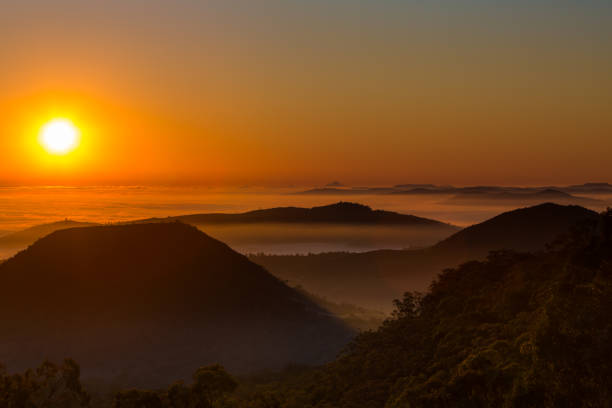 Sunrise at Picnic Point lookout, Toowoomba