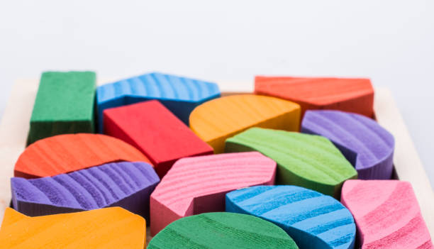 istock Colorful  pieces of a logic puzzle 1053877512