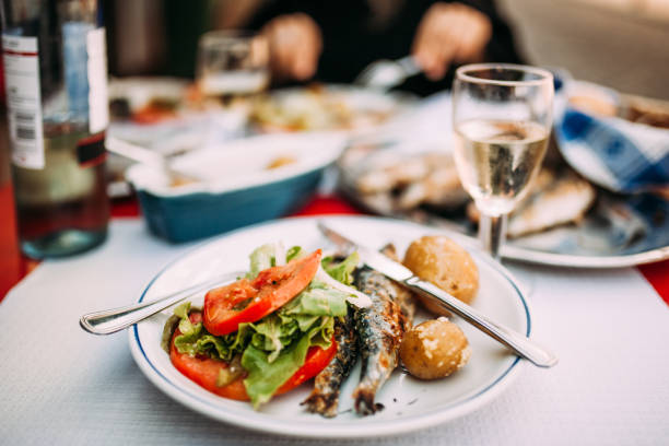 Portuguese grilled sardines