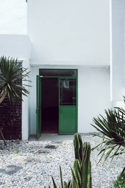 istock Chic and stylish modern home exterior 1053890486