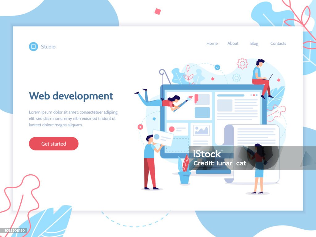 Web Development Banner Stock Illustration - Download Image Now - Web ...