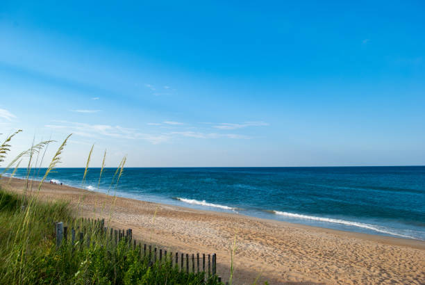 Atlantic ocean Summer time in the Outer Banks. outer banks north carolina stock pictures, royalty-free photos & images