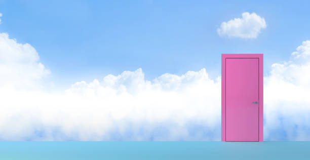 istock Door for the sky 1053915786