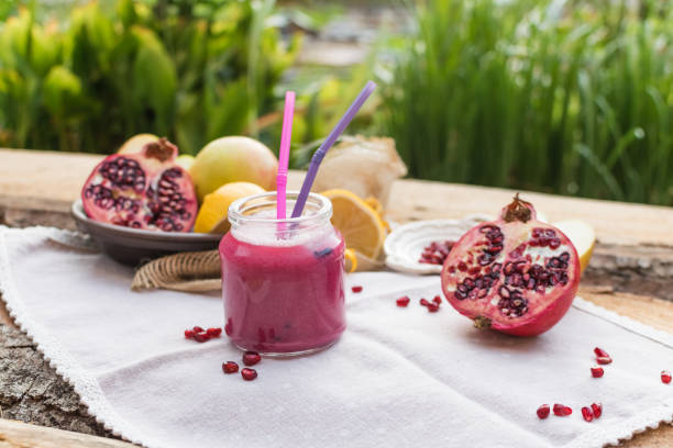 Fuzzy Drink Extract Vegetables and fruits with pomegranate, lemon and apple