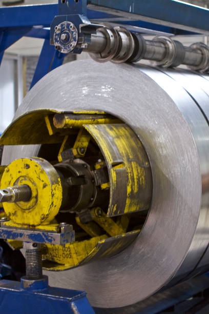 istock Rolls of cold-rolled galvanized steel 1053924598