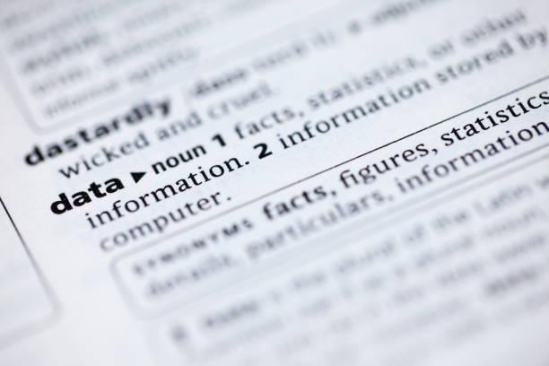 istock Close up to the dictionary definition of Data 1053925870