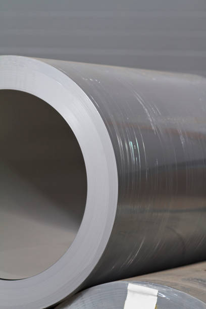 istock Rolls of cold-rolled galvanized steel 1053928494