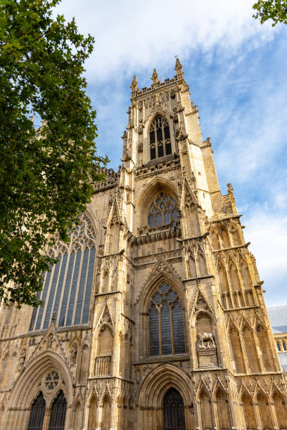 istock Frontal view of York Minster in England. 1053932710