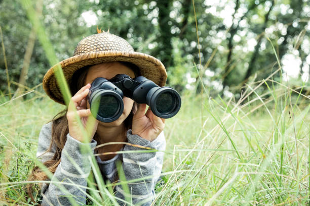 istock Girl observing nature 1053935638