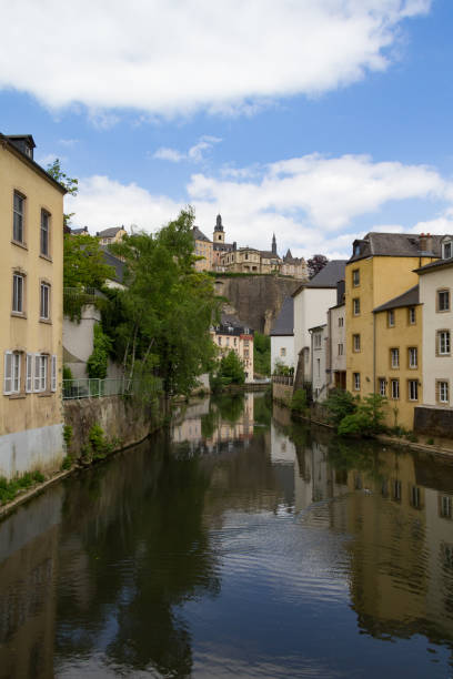 istock Spring Alzette river scene in Luxembourg 1053945702