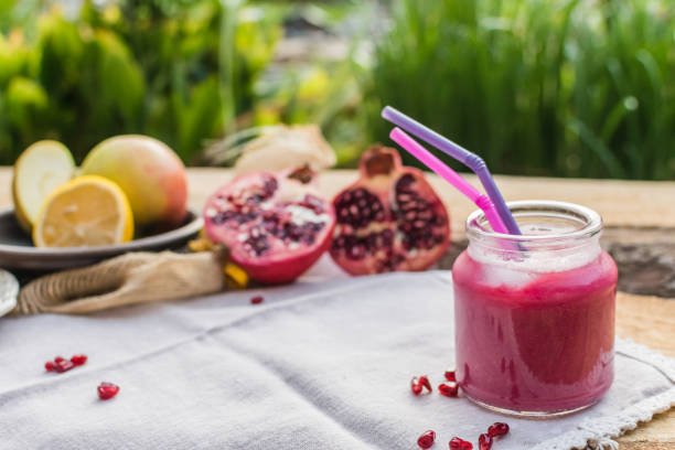 Fuzzy Drink Extract Vegetables and fruits with pomegranate, lemon and apple