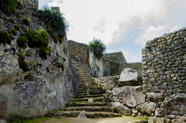istock Stair to a temple in Machu Picchu, Peru 1053957978