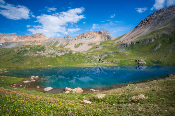 istock Ice Lake in upper basin, Colorado 1053960598