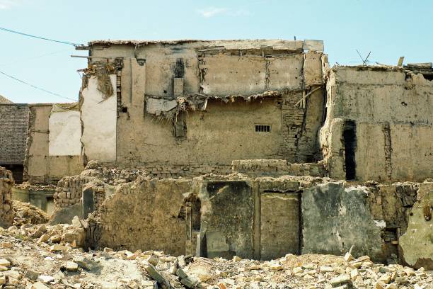 istock destroyed buildings around the old city 1053961270