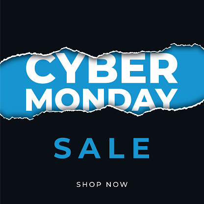 Cyber Monday design for advertising, banners, leaflets and flyers. - Illustration