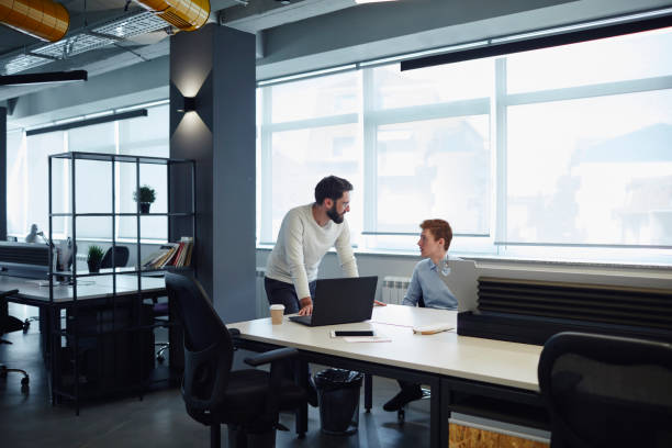istock Businessmen working in the office 1053964334