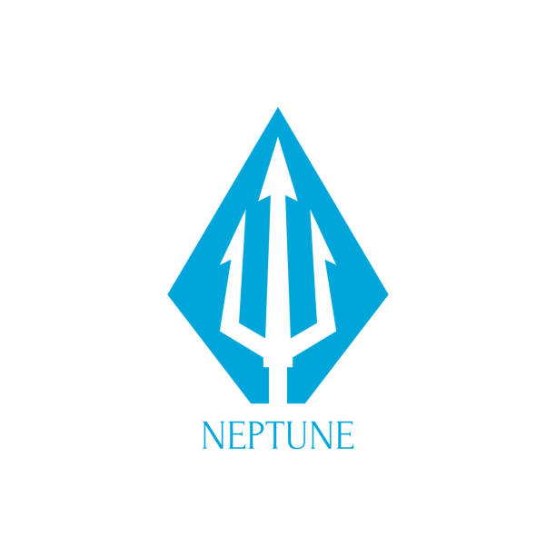 ÐÐµÑÐ°ÑÑ Trident Template vector icon illustration design neptune fork stock illustrations