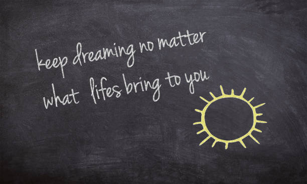 istock keep dreaming no matter what life brings to you chalk written text on a black board white text 1053977134